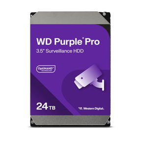 WD 24TB 3.5", 7200rpm, 512MB, Purple Pro, WD240PURP