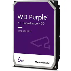 WD 6TB 3.5", 5640rpm, 256MB,  Purple, WD64PURZ