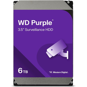 WD 6TB 3.5", 5640rpm, 256MB,  Purple, WD64PURZ