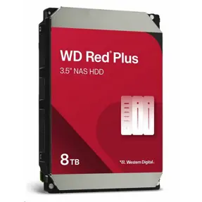 WD 8TB 3.5", 5640rpm, 256MB, Red Plus, WD80EFPX