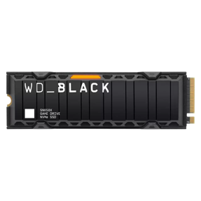 WD SSD 1TB M.2, Black SN850X NVMe, PCIe Gen4 x4 , Heatsink, WDS100T2XHE