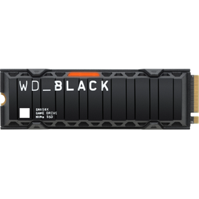 WD SSD 1TB M.2, Black SN850X NVMe, PCIe Gen4 x4 , Heatsink, WDS100T2XHE
