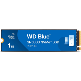 WD SSD 1TB M.2 Blue SN5000 NVMe Gen4 x4, WDS100T4B0E