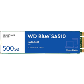 WD SSD 500GB M.2 Blue SA510 SATA, WDS500G3B0B