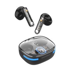 White Shark slušalice GEB-TWS37 HYPERBEAT, Bluetooth, crne