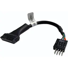 WLGQ USB 3.0 to USB 2.0 Adapter Cable, 19/20 Pin to 9 Pin Internal Header Converter, 480 Mbps Data Transfer Speed for Desktop PC Motherboard Front Panel Connection