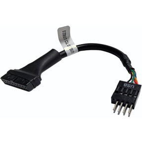 WLGQ USB 3.0 to USB 2.0 Adapter Cable, 19/20 Pin to 9 Pin Internal Header Converter, 480 Mbps Data Transfer Speed for Desktop PC Motherboard Front Panel Connection