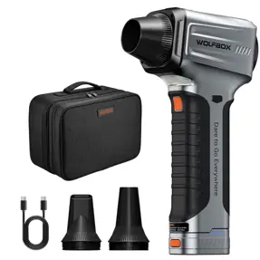 WOLFBOX MF500 Pro Compressed Air Duster, 50000 rpm, Super Power Cordless Air Duster