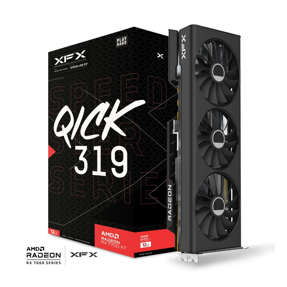 XFX RX7700XT QICK 319 Black Edition, 12GB GDDR6, AMD Radeon, RX-77TQICKB9