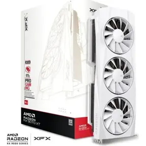 XFX RX9070XT QuickSilver White, 16GB GDDR6, AMD Radeon, RX-97TQICKW9