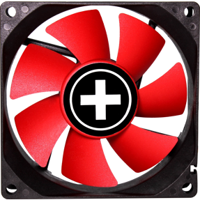 Xilence ventilator 80mm PWM crno/crveni