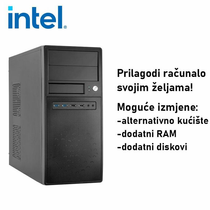 Računalo ADM Business B85 Intel Core i3-12100, 16GB DDR4, 1TB SSD NVMe, Intel UHD Graphics 730, Windows 11 Pro - Slika 1