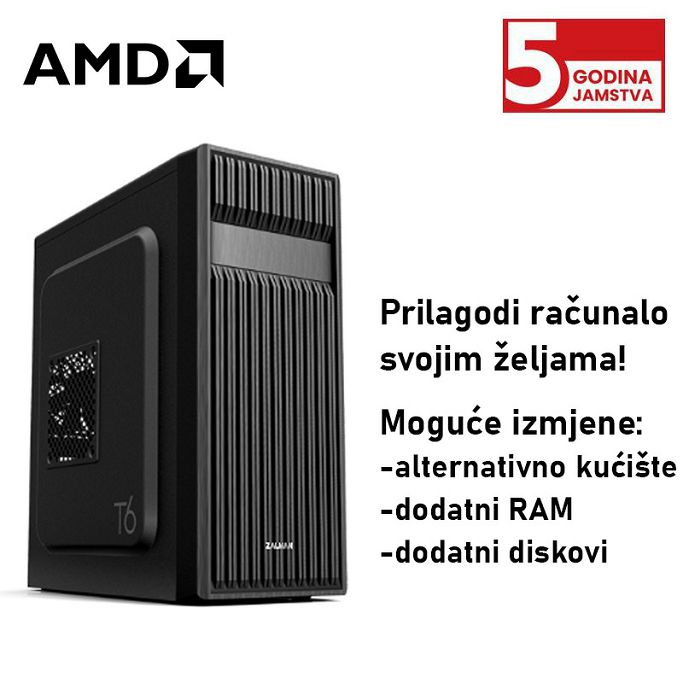 Računalo ADM Business B104 AMD Ryzen 7 5700G, 16GB DDR4, 1TB SSD NVMe, AMD Radeon Graphics, Windows 11 Pro, 5 godina jamstvo !! - Slika 1