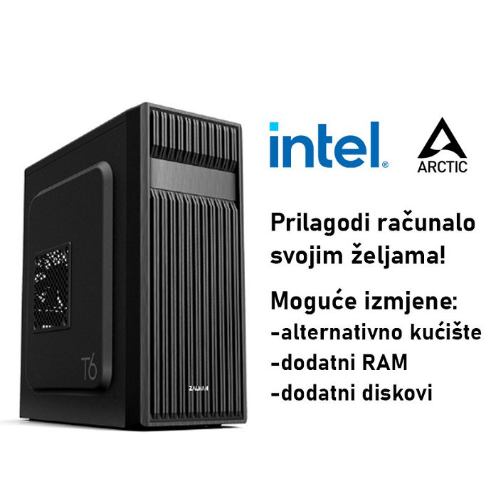 Računalo ADM Business B22 Intel Core i7-12700, 16GB DDR4, 1TB SSD NVMe, Intel UHD Graphics 770, No OS - Slika 1