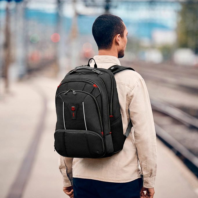 Ruksak za laptop Wenger Carbon Pro za 16", crni, 653129 - Slika 5