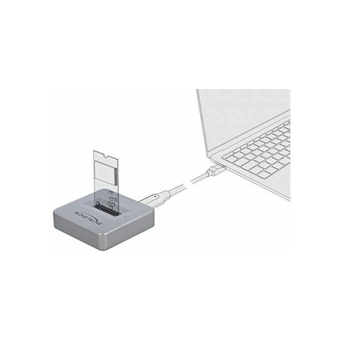 Docking station Delock, M.2 NVMe PCIe SSD, USB 3.2 Gen2, USB Type-C, 64000 - Slika 2