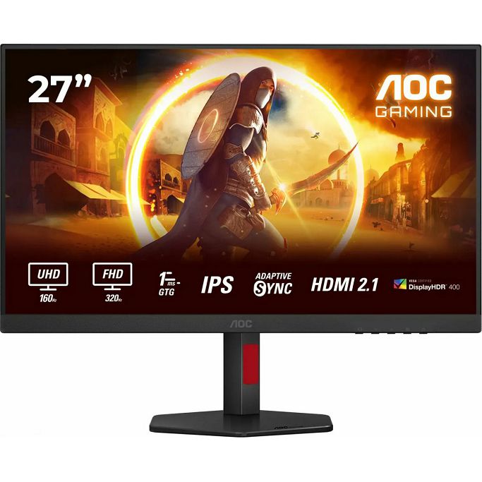 AOC U27G4R 27", Dual-Frame 4K 160Hz/FHD 320Hz, Fast IPS, 2xHDMI, DP, USB Hub - Slika 6