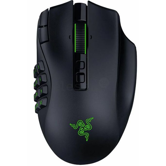 Razer Naga V3 Pro bežična MMO-gaming-misa s 3 bočne strane, 23 programabilne tipke &amp 50K senzor