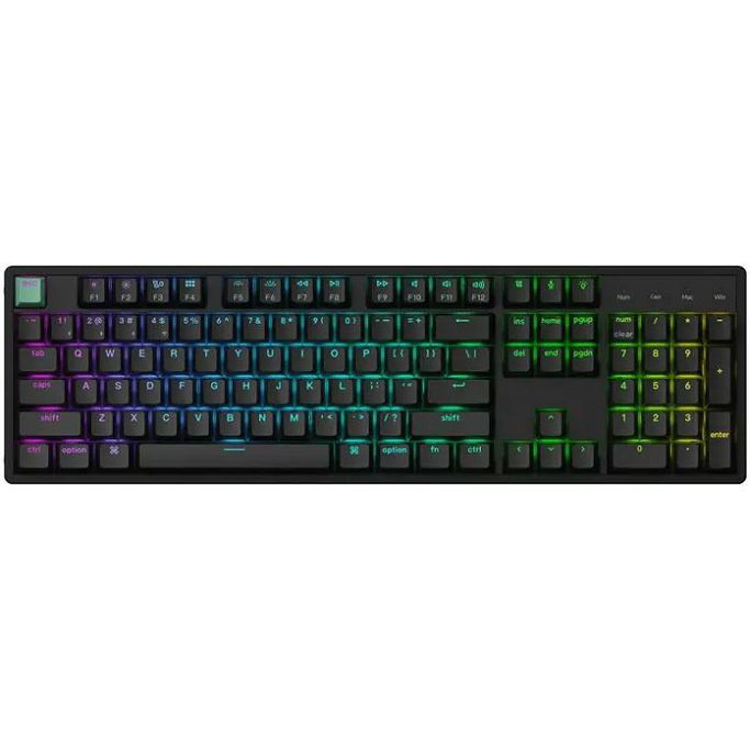 Keychron mehanička tipkovnica K10 HE, Bluetooth/2.4GHz, Black, US Layout, HR znakovi, K10H-J1 - Slika 1