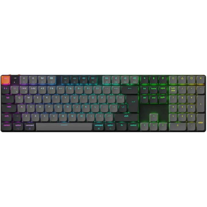 Keychron mehanička tipkovnica K5, Bluetooth/2.4GHz, Carbon Black, UK Layout, HR znakovi, K5X-H1-UK - Slika 1