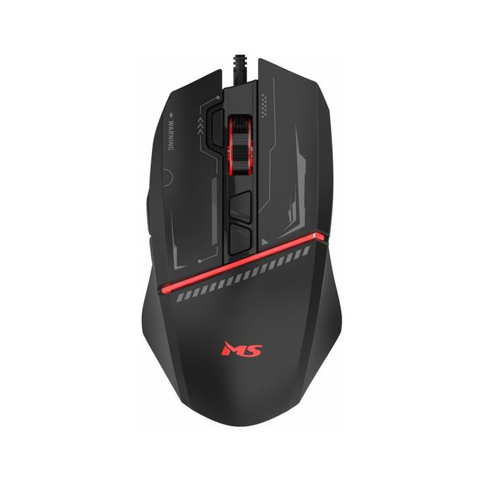 MS žični miš Nemesis T-101C, 12800 dpi, Gaming, Black, MSP20057 - Slika 1