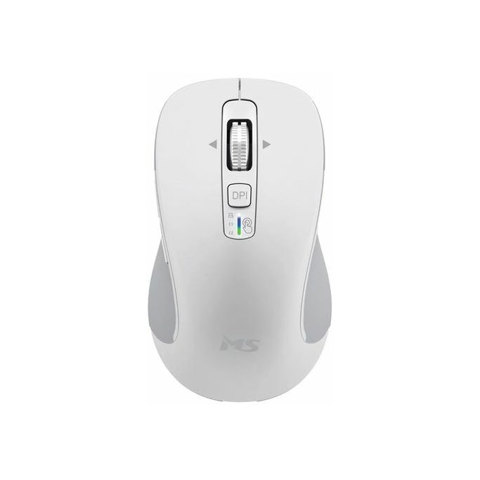 MS bežični miš Whisper MW-115, 3200 dpi, Bluetooth/2.4 GHz, White, MSP20104 - Slika 1