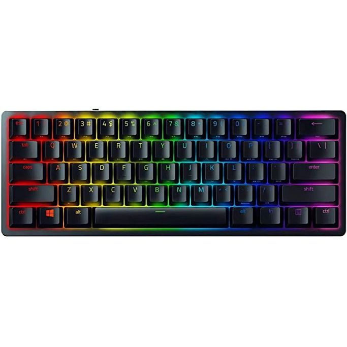 Razer mehanička tipkovnica Huntsman Mini, Clicky Purple Switch, UK Layout, RZ03-03391600-R3W1 - Slika 1