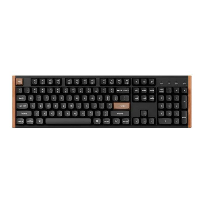 Keychron mehanička tipkovnica K10 HE, Bluetooth/2.4GHz, Black Wooden, US Layout, HR znakovi, K10H-F1 - Slika 1