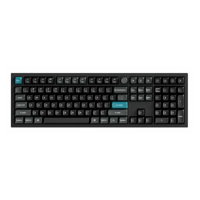 Keychron mehanička tipkovnica Q6 Ultra 8K, Bluetooth/2.4GHz, Black, UK layout, HR znakovi, Q6U-M1-UK - Slika 1