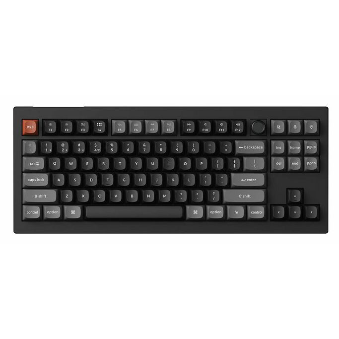 Keychron mehanička tipkovnica V3 Ultra 8K, Bluetooth/2.4GHz, Black, UK layout, HR znakovi, V3U-D1-UK - Slika 1
