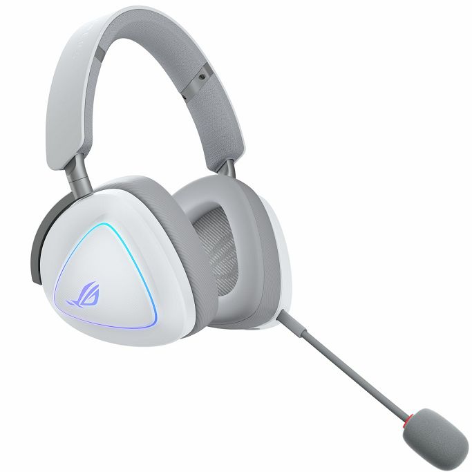 Slušalice Asus ROG Delta II, USB, BT, bežične, bijele, 90YH03W0-BHUA10 (PC/MAC/PS4/PS5/NSW) - Slika 7