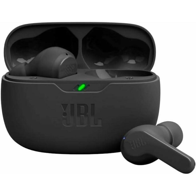 JBL slušalice Vibe Beam 2, In-Ear, TWS, Bluetooth, Black, JBLVBEAM2BLK - Slika 1