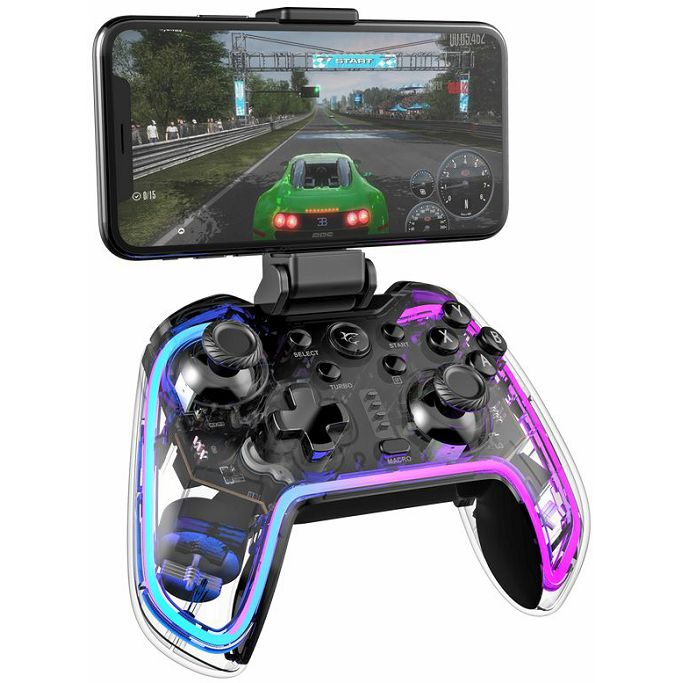 White Shark Gamepad GPW-8040 PRAETORIAN, Bluetooth 5.0, Nintendo Switch/PS4/PS3, PC (žičano) - Slika 2