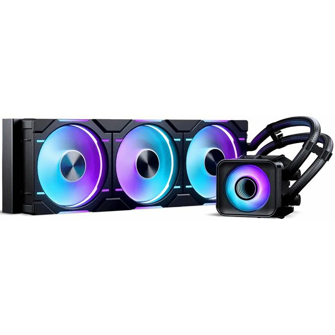 Phanteks vodeno hlađenje Glacier One 360D30 X2 D-RGB, Black, 360mm, PH-GO360D30_DBK02 - Slika 1
