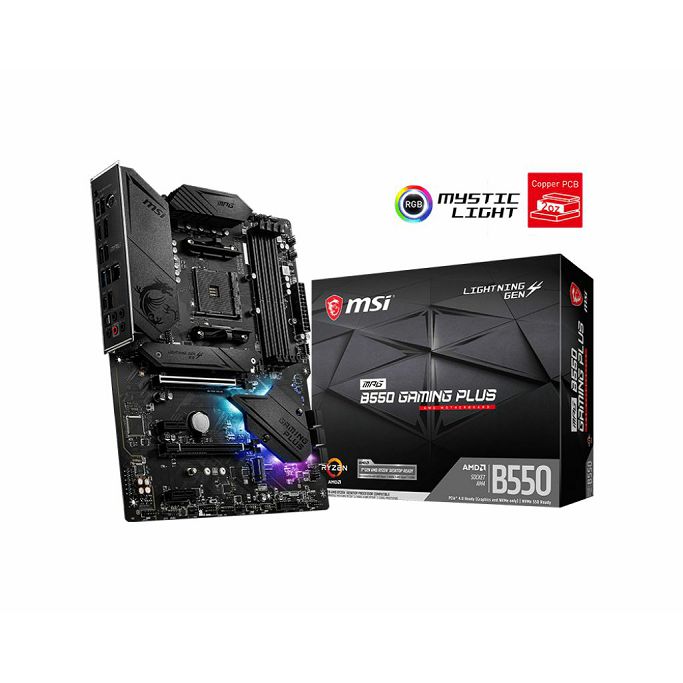 MSI MPG B550 Gaming Plus, AMD B550, AM4, DDR4, ATX, 7C56-003R - Slika 6