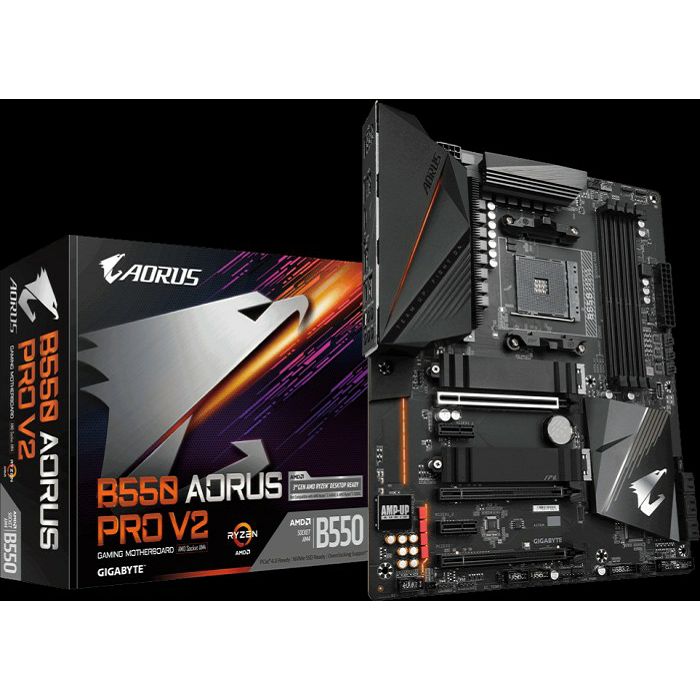 Matične ploče Gigabyte B550 Aorus Pro V2, AMD B550, AM4
