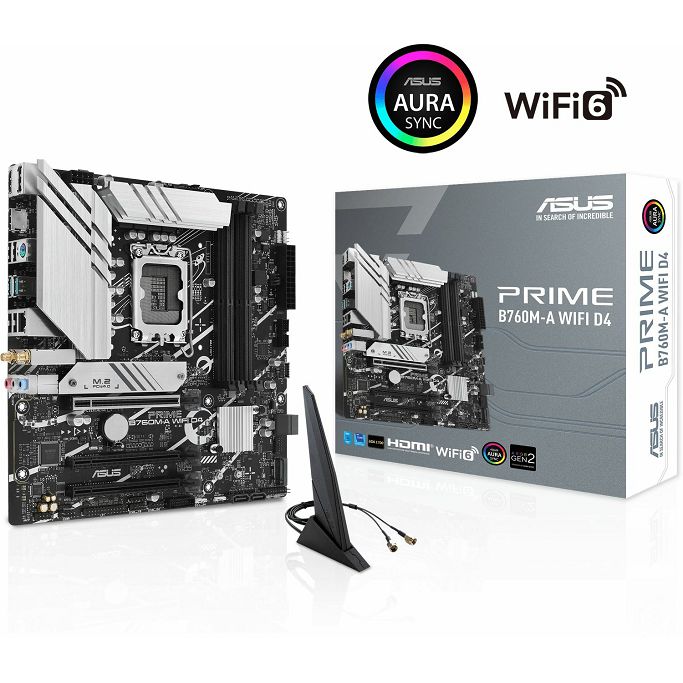 Asus Prime B760M-A WIFI D4, Intel B760, LGA 1700, DDR4, mATX, 90MB1CX0-M0EAY0 - Slika 7