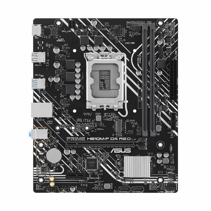 Asus Prime H610M-F D4 R2.0, Intel H610, LGA 1700, DDR4, mATX, 90MB1H70-M0EAY0 - Slika 2
