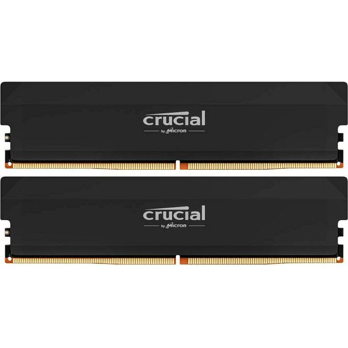DDR5 32GB (2x16) Crucial, 6000MHz, CL36, Pro OC, Black, Intel XMP/AMD Expo, CP2K16G60C36U5B - Slika 2