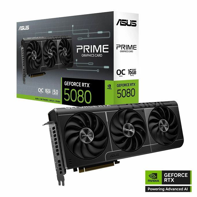 ASUS RTX5080 OC, PRIME-RTX5080-O16G, 16GB GDDR7, NVIDIA GeForce, 90YV0LX0-M0NA00 - Slika 8