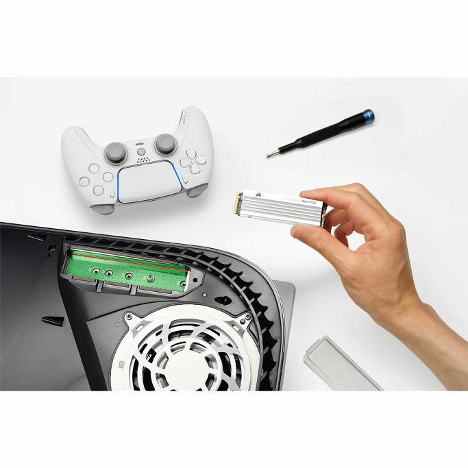 CORSAIR SSD 2TB, Gen4 MP600 PRO LPX White, NVMe, 7100/6800 MB/s, CSSD-F2000GBMP600PLPW - Slika 16