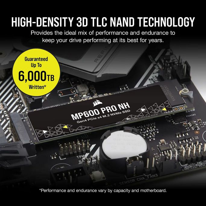 CORSAIR SSD 1TB, MP600 PRO NH, PCIe 4.0. M.2 NVMe, 2280, CSSD-F1000GBMP600PNH - Slika 11