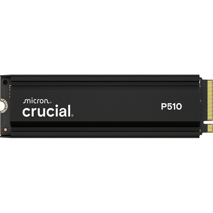 Crucial SSD 2TB P510 Heatsink, M.2 SSD, NVMe PCIe, Gen.5, CT2000P510SSD5 - Slika 2