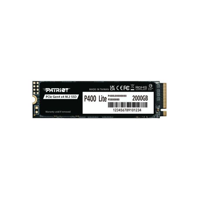 Patriot SSD 2TB, P400 Lite, M.2 NVMe, Gen4 x4, P400LP2KGM28H - Slika 1