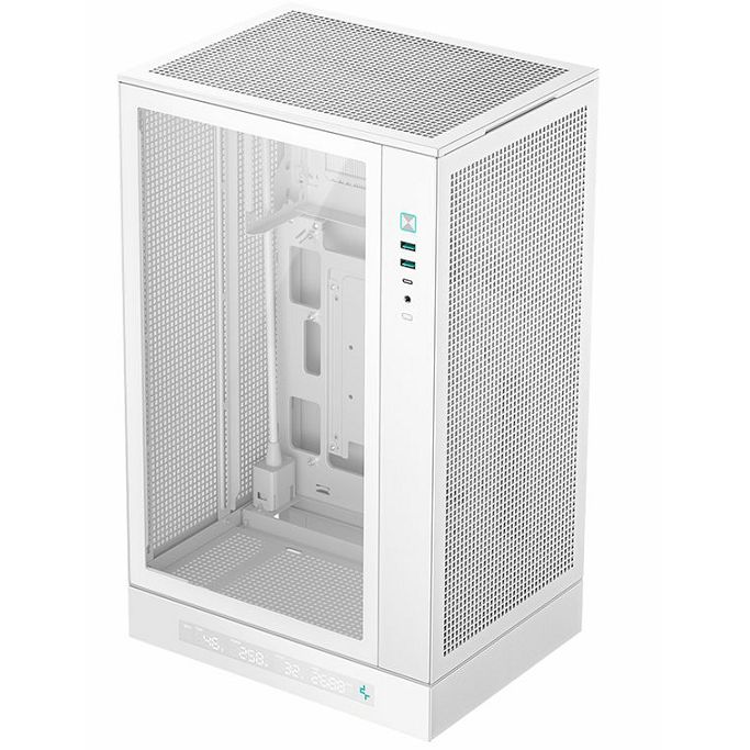 DeepCool Mini Tower CH270 DIGITAL, Micro-ATX, Tempered glass, white, R-CH270-WHNDM0-G-1 - Slika 12