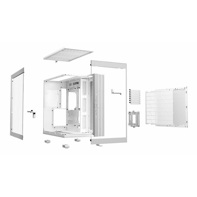 Be quiet! Midi Tower Light Base 600 DX White, glass window, BGW66 - Slika 4