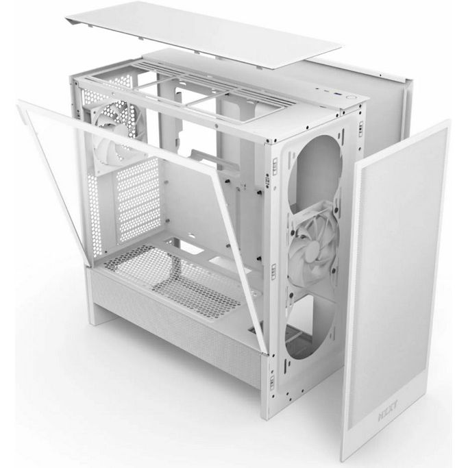 NZXT Midi Tower H5 Flow 2024 White Window, CC-H52FW-01 - Slika 10