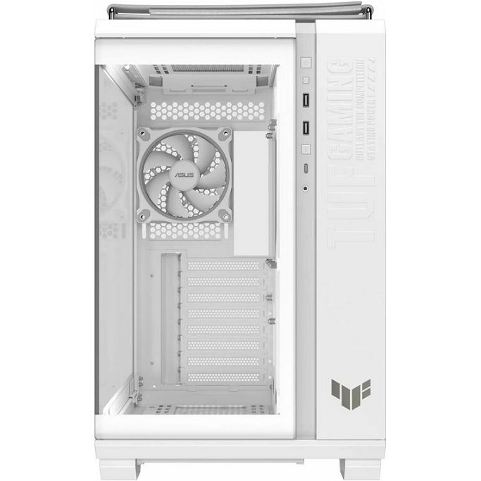 Asus Midi Tower TUF Gaming GT502 Horizon TG ARGB, glass window, White, 90DC0093-B19010 - Slika 9