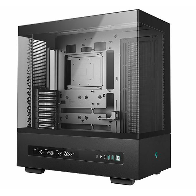 DeepCool Midi Tower CH690 DIGITAL, ATX, Tempered glass, black, R-CH690-BKNNA0D-G-1 - Slika 7