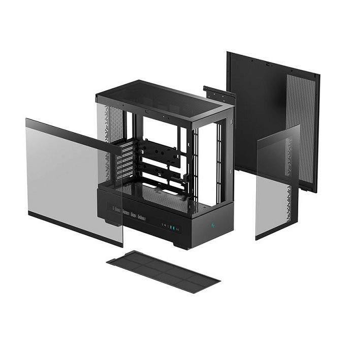 DeepCool Midi Tower CH690 DIGITAL, ATX, Tempered glass, black, R-CH690-BKNNA0D-G-1 - Slika 10